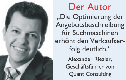 E-Commerce Berater Alexander Riezler