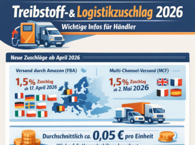 Amazon Treibstoff und Logistikzuschlag ab 17.04.2026